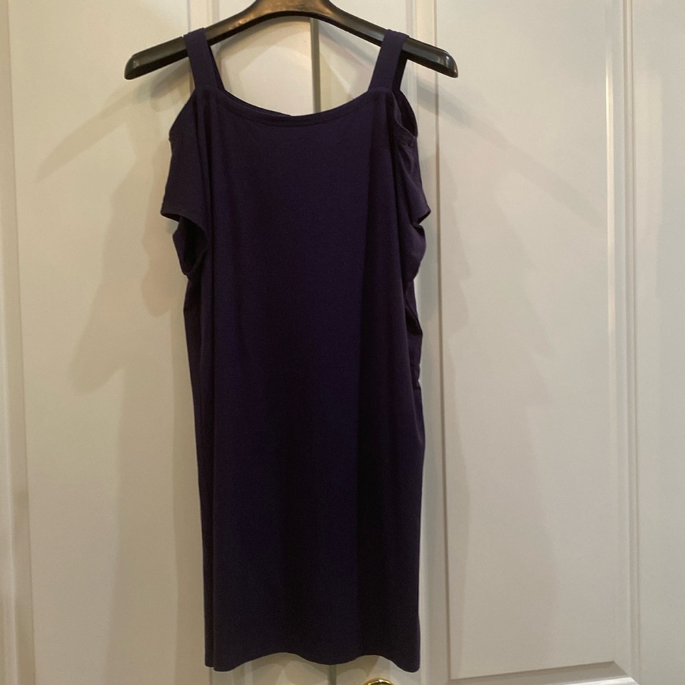 Knit sleeveless tunic with straps